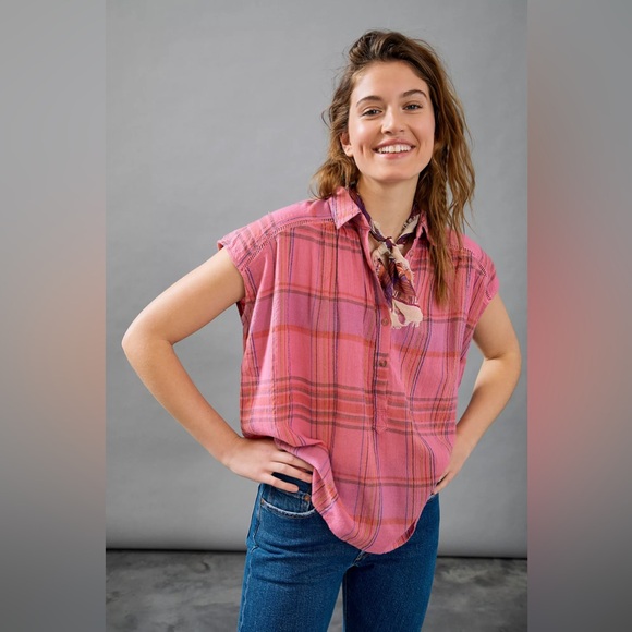 Anthropologie Pilcro The Serena Surf Blouse - Picture 4 of 11